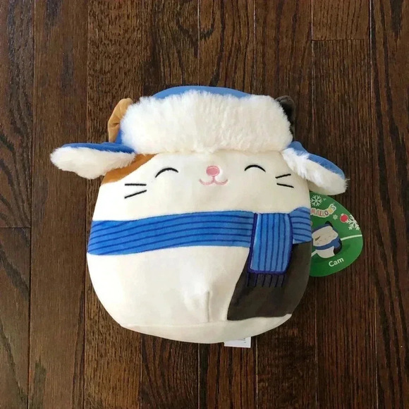 Squishmallows Other - Original Squishmallows: Cam the Cat w/Trapper Hat & Scarf - BRAND NEW W/TAGS!